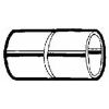 Picture of Wrot-Copper Pressure-Rated Coupling C x C Dimple-Stop 1/4"