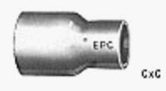 Picture of Wrot-Copper Pressure-Rated Reducer-Coupling C x C 1.500" x 1"