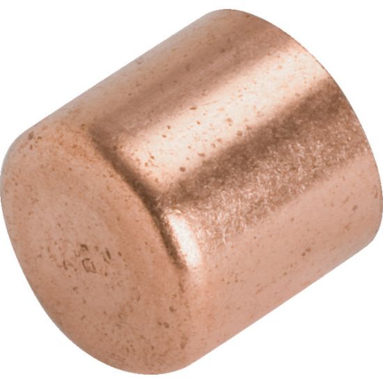 Picture of Wrot-Copper Pressure-Rated Tube-Cap 3"