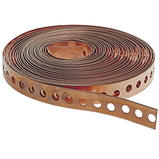 Picture of Pipe-Hanger-Strap Copper 3/4"