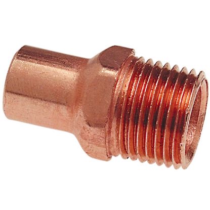 Picture of Copper-Fitting Male-Adapter FTG x M 1/2" x 3/8"
