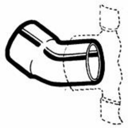 Picture of Copper 45°-Elbow Street-Type FTG x C 3/8" Material