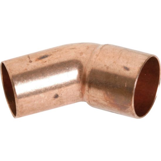 Picture of 3 Copper 45°-Elbow Street-Type Ftg X C Material