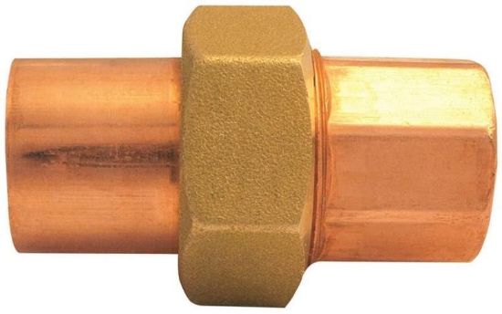 Picture of Wrot-Copper Pressure-Rated Union C x C 1-1/2"