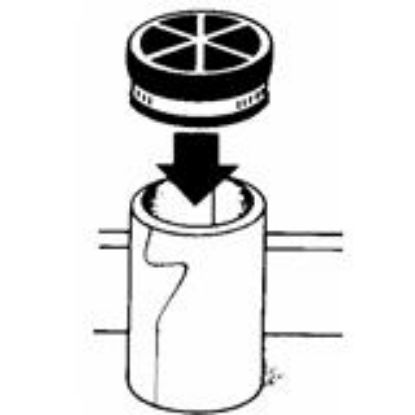 Picture of No-Hub Rubber End-Cap 6"