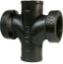 Picture of 2 No-Hub Tapped Cross Sanitary-Tee (ty)