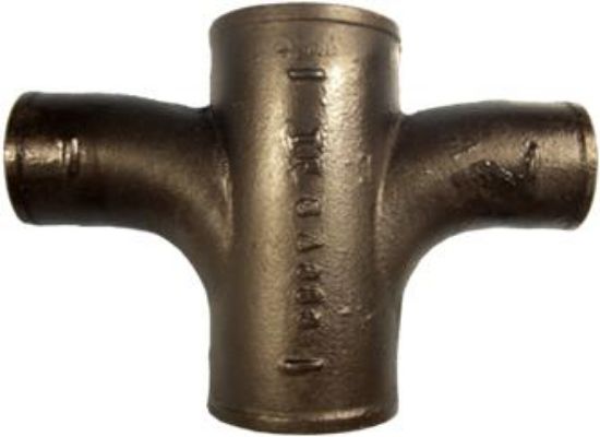 Picture of No-Hub Sanitary Cross 1-1/2"