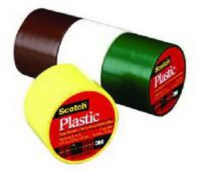 Picture of Colored-Plastic-Tape 191 White 1-1/2" x 125"