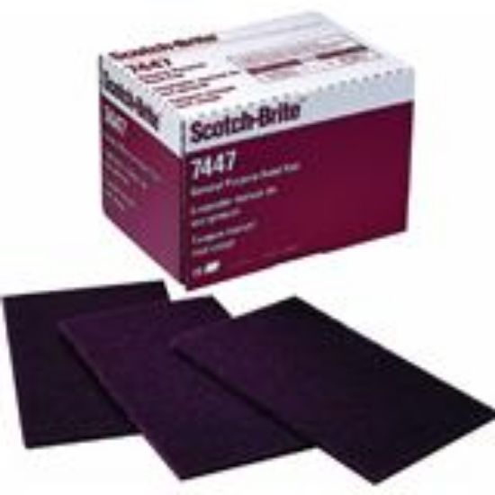 Picture of General-purpose Stripping-pad Maroon 6" X