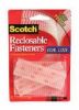 Picture of Reclosable Fasteners Dual Lock Clear 2 Pairs Per Pack 1" x 3" (25.4mm x 76.2mm)