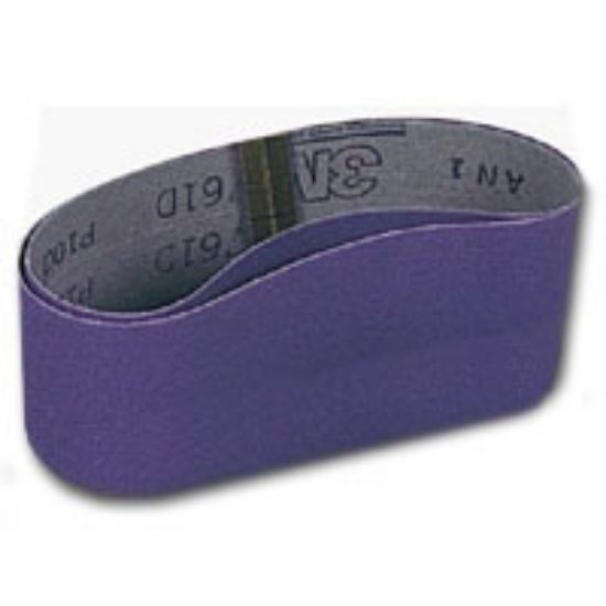 Picture of Sanding-Belt Resin-Bond Cloth Purple P-Grade 120-Grit Y-Backing 3" x 18"