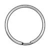 Picture of Nickel-Plated Split-Key-Ring 2"