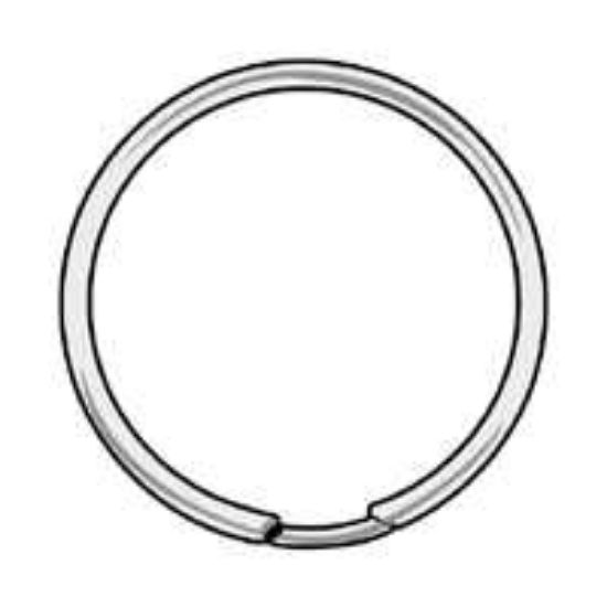 Picture of Nickel-Plated Split-Key-Ring 2"