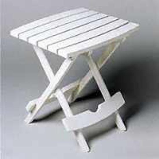 Picture of White Quik-Fold Table