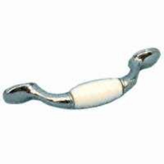 Picture of 3" Chrome Ceramic Cabinet-Pull