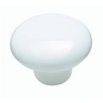 Picture of Cabinet-Knob 1-1/2" White Ceramic