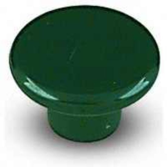 Picture of 1-1/4" Black Plastic Cabinet-Knob