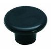 Picture of 1-1/4" Black Plastic Cabinet-Knob