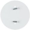 Picture of Ceiling Outlet Concealer Plate With-Screws White 4-3/4"