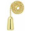Picture of Tear-Drop Pull-Chain Polished Brass 12"