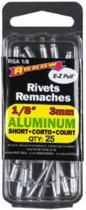 Picture of 1/8 x 1/8 Short Aluminum Rivet