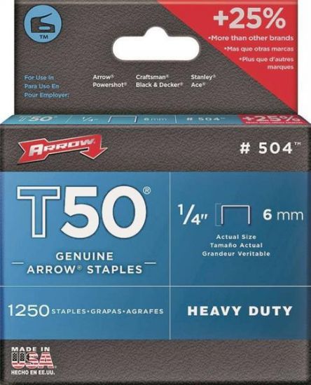 Picture of Staples T-50 1/4"