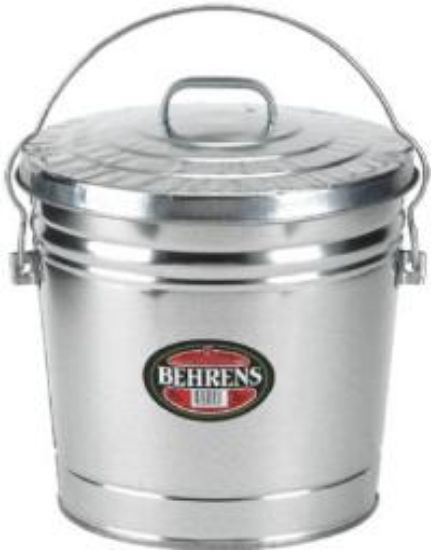 Picture of Galvanized-Steel Garbage Pail 6-Gallon