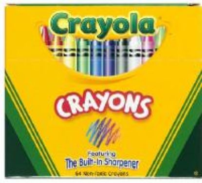Picture of 64ct Crayon/sharpener