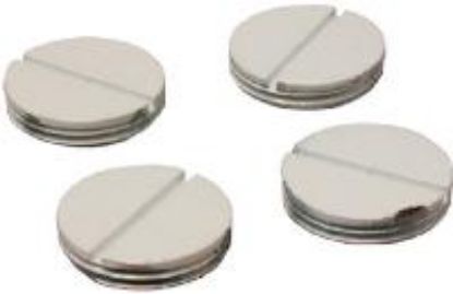 Picture of Weather-Proof Closure Plug 1/2" White 3/pk