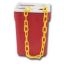 Picture of Plastic-Chain Yellow #8