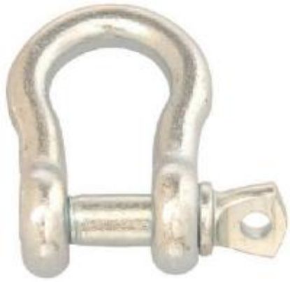 Picture of Anchor-shackle Galvanized Steel Screw-pin 3/8"