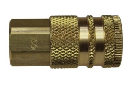 Picture of 1/4" FPT Coupler 1/4" Body Size In