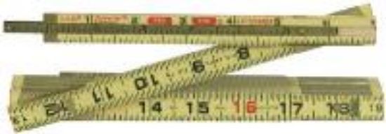 Picture of 6' RED End Extension Wood Folding-Rule