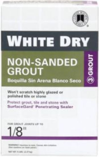 Picture of Tile-Grout Non-Sanded White Dry White