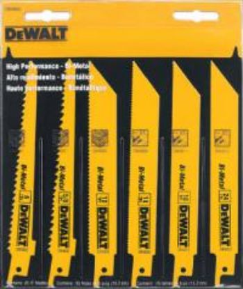Picture of Reciprocating-Sawblade 6 Pc Metal/ Woodcutting Set