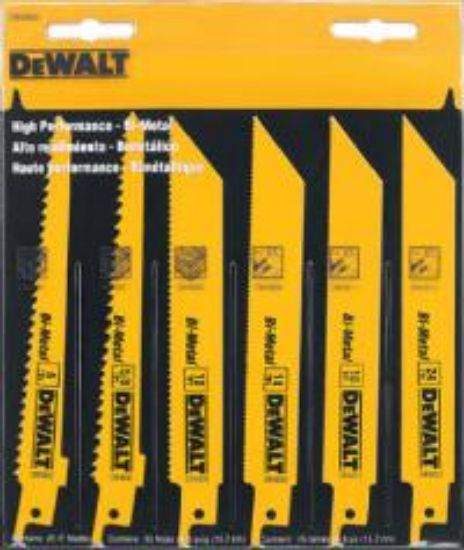 Picture of Reciprocating-Sawblade 6 Pc Metal/ Woodcutting Set