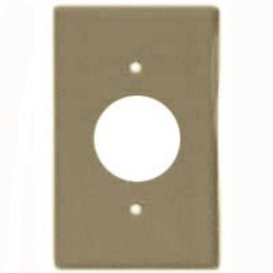 Picture of Wall-Plate 1-Gang Single-Receptacle Brown