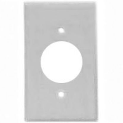 Picture of Single-Receptacle White Wall-Plate