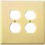 Picture of Duplex Ivory Wall-Plate