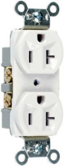 Picture of Electrical-Outlet HD Duplex-Receptacle White 20-Amp