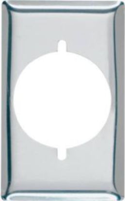 Picture of Single-Receptacle 2.15" Chrome Wall-Plate