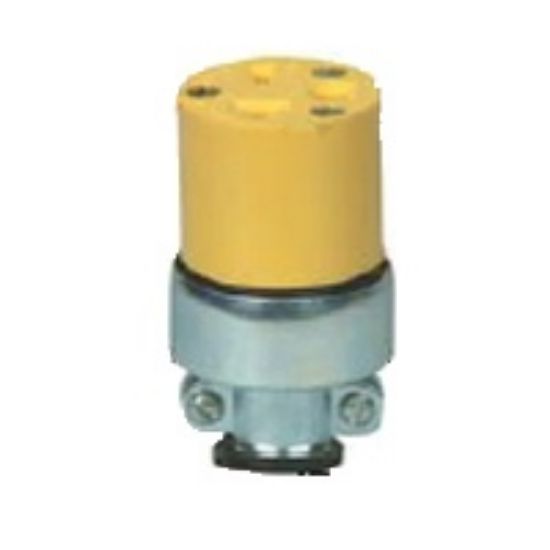 Picture of Electrical-Connector Straight Vinyl Armored 15-Amp 125 V/AC Yellow