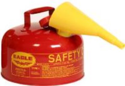 Picture of Red Metal Gas-Can with Funnel