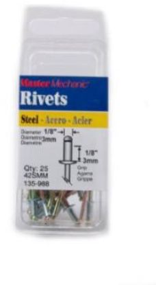Picture of MM15PK1/8" D L Steel Rivet