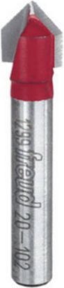 Picture of Router-Bit V-Groove 2-Flute 3/8" x 11/64