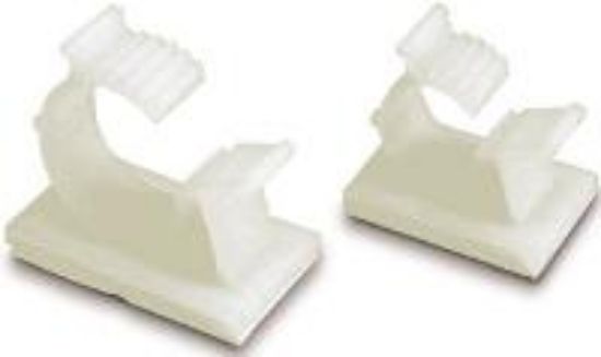 Picture of Release Clamps Plastic Self-Adhesive 1/2"