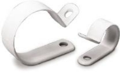 Picture of Plastic Clamps White 3/4"