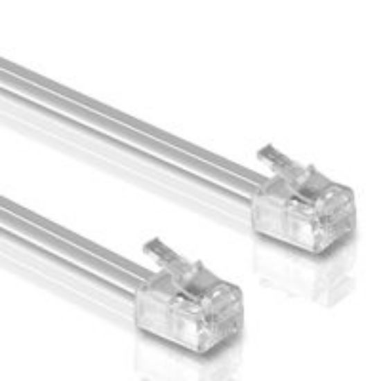 Picture of Modular Phone-Line-Cord White