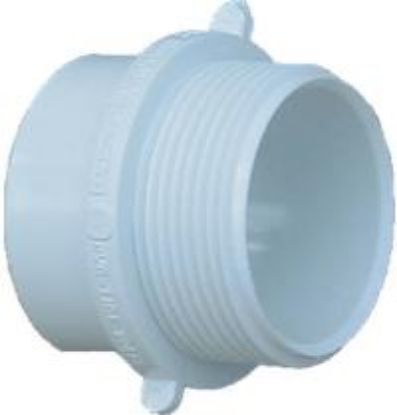Picture of Schedule-40 PVC MPT Adapter 1-1/2" x 1-1/4"