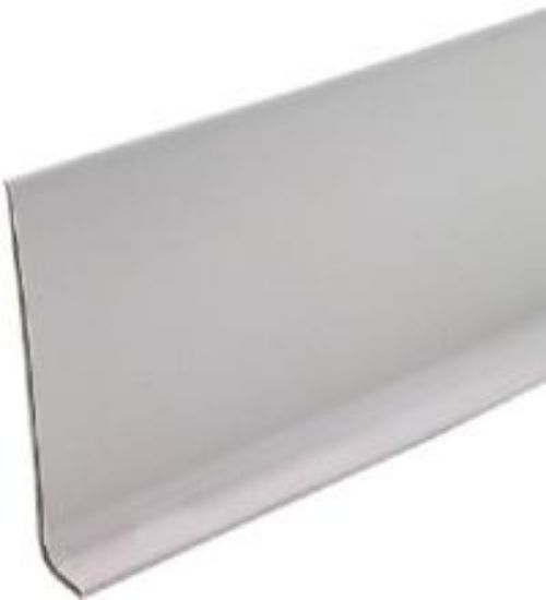 Picture of Cove-base Vinyl Dry Back Silver Gray 4" X 4'